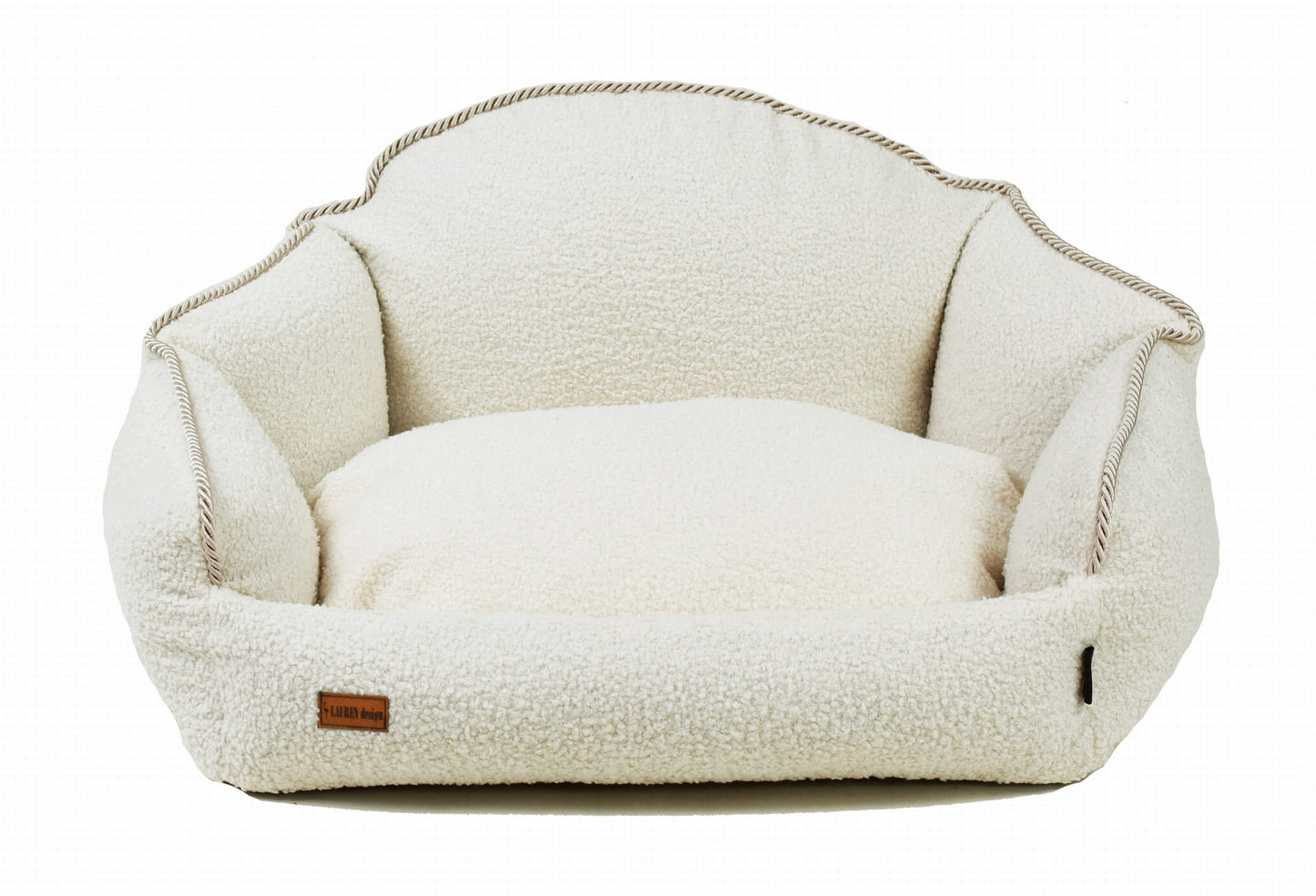 Kanapa Charlotte Kremowy boucle