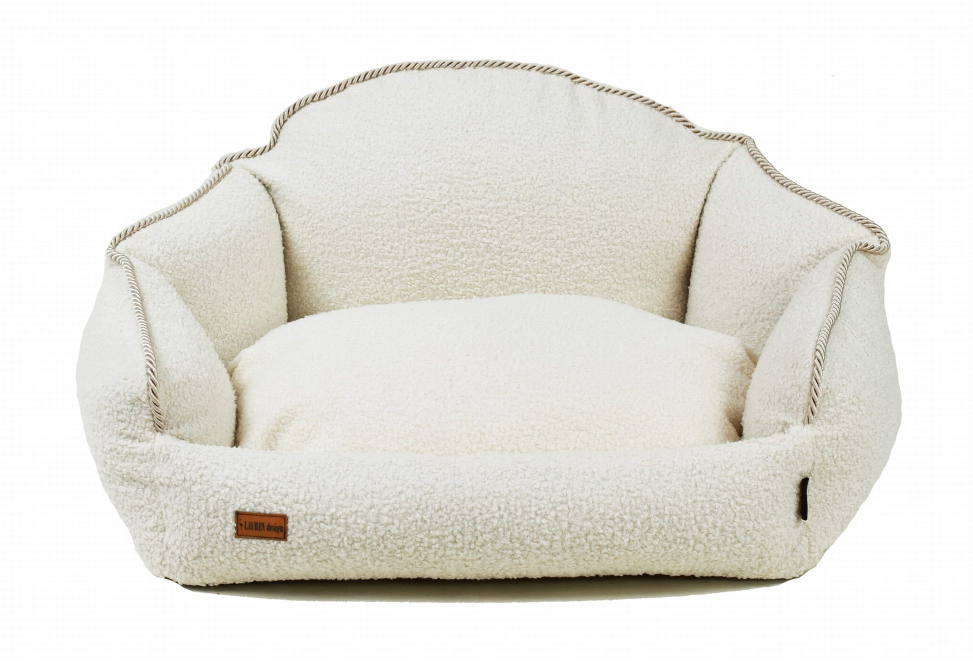 Kanapa Charlotte Kremowy boucle