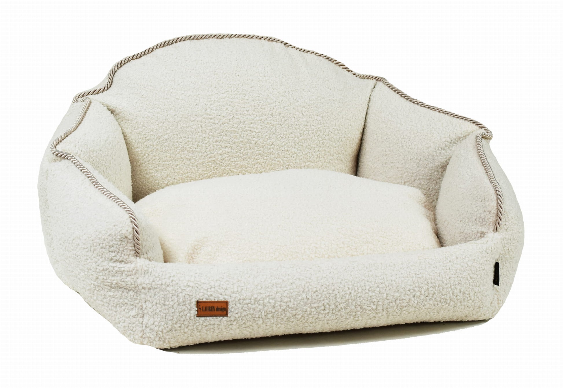 Kanapa Charlotte Kremowy boucle