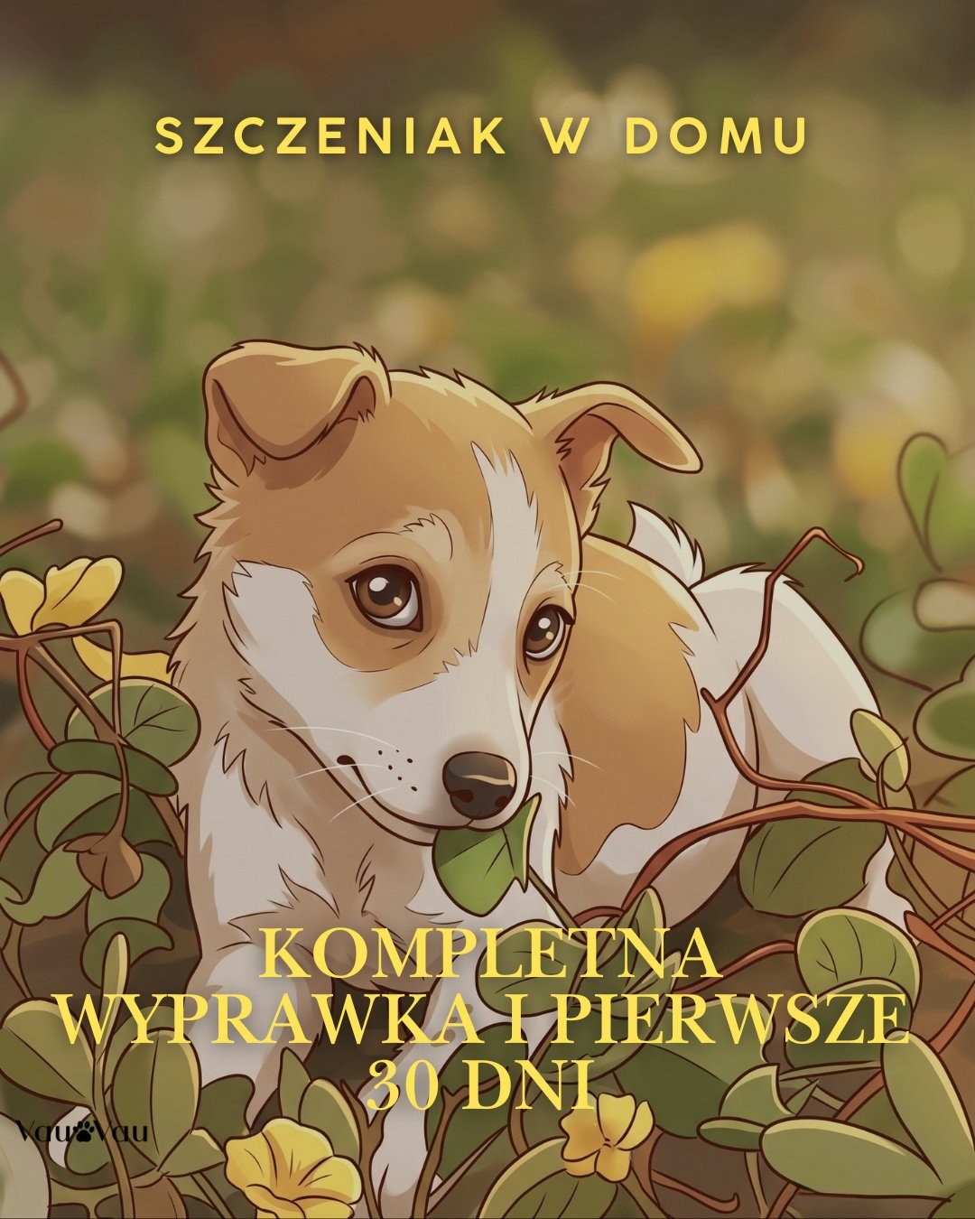 Okładka e-booka Szczeniak w domu — szczeniak w ogrodzie